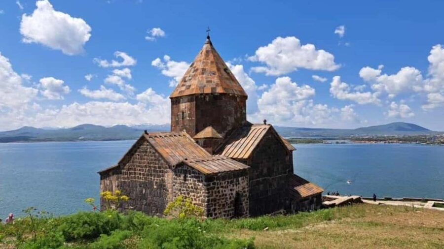 Abovyan, Lake Sevan, Sevanavank, Kecharis & Tsaghkadzor - Stop 1: Lake Sevan photo stop and visit (45 minutes)