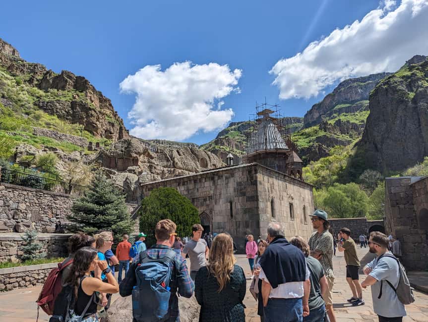 Essential Armenia Tour Geghard, Garni, Sevan, Homemade lunch - Starting with Azat gorge and the Symphony of Stones (30 minutes)