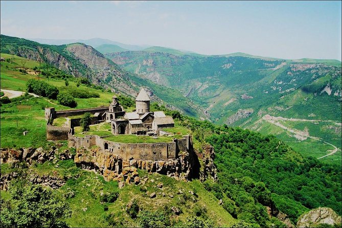 Group Tour: Shaki waterfall, Tatev monastery & ropeway, Hin Areni winery - Tatev Monastery: 90 minutes in a fortress that mattered