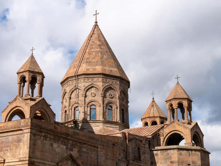 Khor Virap, Echmiadzin & Zvartnots UNESCO Small-Group Tour - St. Hripsime Church, the classic Armenian architecture stop
