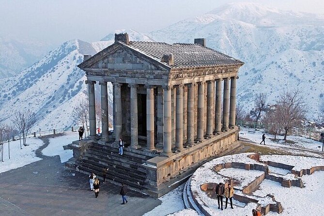 Khor Virap, Garni, Geghard, Syphony & Charents Arch Day Tour - Garni Gorge’s Symphony of Stones: Hexagonal basalt you can walk along