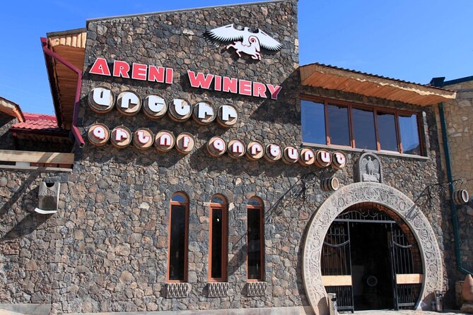 Yerevan: Tour to Tatev, Khndzoresk, Shaki waterfall, Areni winery - Areni Wine Factory: tasting included, plus cellar time